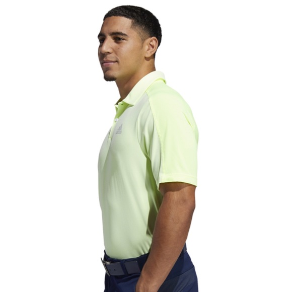 Adidas FJ9915 Men's Sports Aeroready Solar Volt Green Polo Shirt Top Size S - Picture 3 of 13